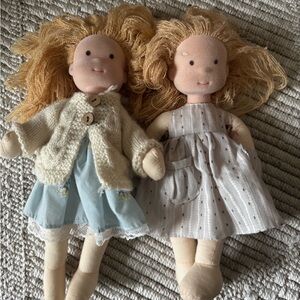 Adorable Twin Dolls with Blonde Hair